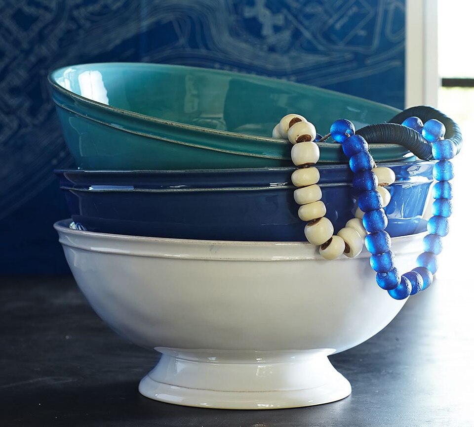 Cambria Footed Bowl Pottery Barn Australia